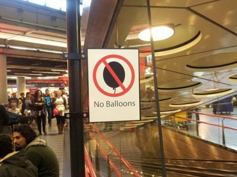 Heliumballon verstoorde treinverkeer bij Schiphol