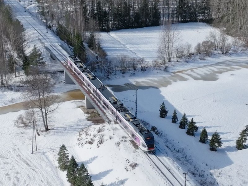 Siemens demonstreert automatische treinbesturing op Finse spoorlijn