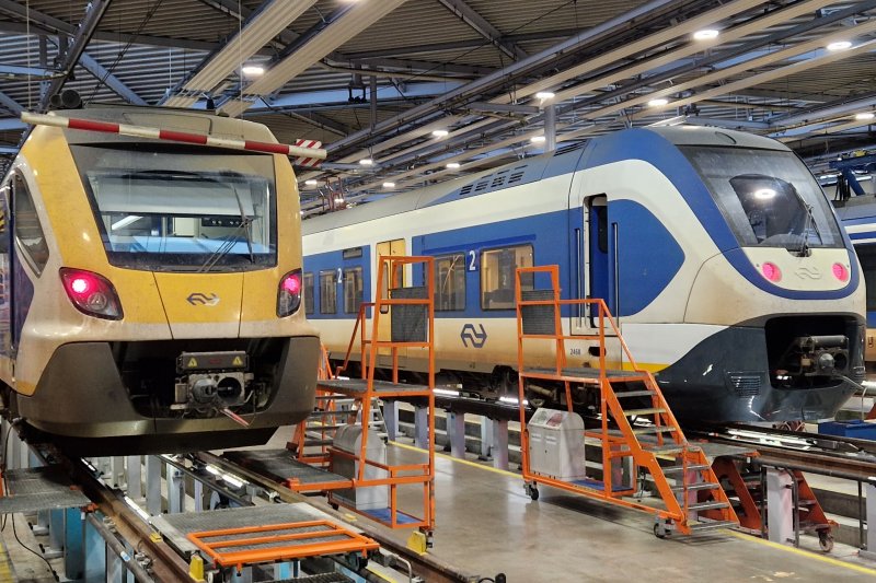 Nasleep van hitte: komende dagen minder NS-treinen op meerdere trajecten
