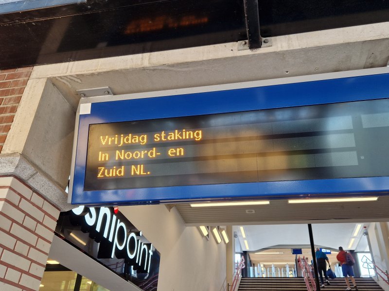 NS schrapt aparte regeling voor compensaties alternatief vervoer bij staking