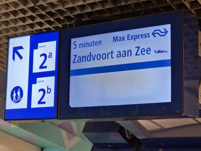 NS vervoert vandaag tienduizenden racefans naar Zandvoort