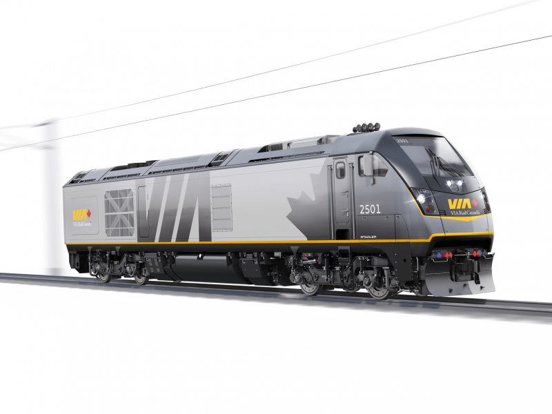 Stadler levert 45 hybride locomotieven aan Canadees VIA Rail